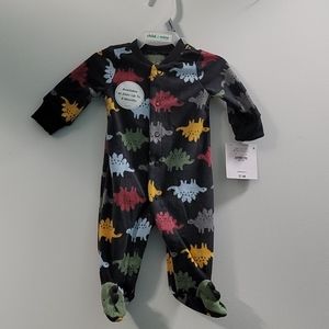 NWT Newborn Dinosaur Sleeper/Footie